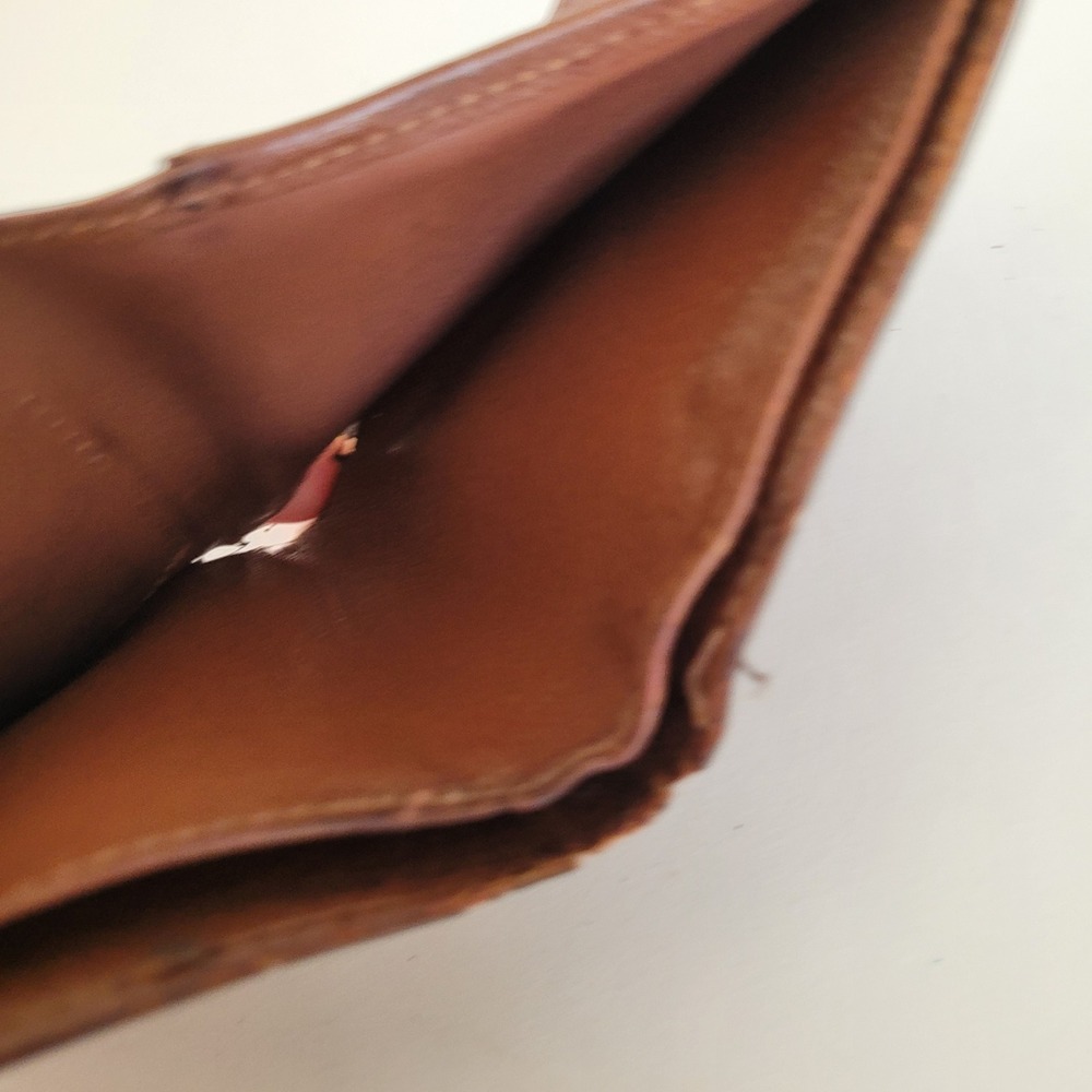 Louis Vuitton Monogram Bifold Wallet Brown CA0024 Made in Spain Project Piece - Picture 6 of 15